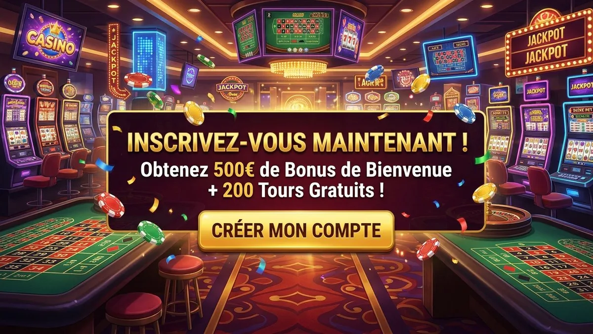 Inscription avec bonus